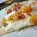 Troncone (pomodorino lapillo giallo del Vesuvio, salsiccia fresca di Castelpoto, caciocavallo podolico di Antonio Troncone, noci del Vesuvio, mozzarella di bufala Campana DOP e olio evo) - Pizzeria Haccademia di Aniello Falanga (Terzigno - NA) - -