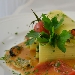Paccheri rigati di Gragnano con ricotta, zucchine, radicchio trevigiano, calanaretti, frutti di mare e coulis di gamberi - -