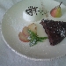 -frolla al cioccolato e pere con biancomangiare alle mandorle - -