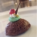 -Morbido di cacao amaro cuore di dolcezza di crema di ricotta con profumo di caff� - -