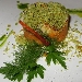 Pappa al pomodoro con cappesante piastrate e tegoline di pecorino - -