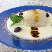 Baccal� appena scottato su specchio di yogurt greco e polvere di liquirizia - -