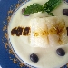 Baccal� appena scottato su specchio di yogurt greco e polvere di liquirizia - -