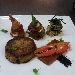Hamburger d'astice con trilogia di parmigianine - -
