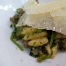 cavatelli alle cime di rapa con salsiccia, pecorino e crumble di noci - -