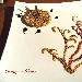 -cuccia con vino cotto, zucchero e cannella.
  - -piatto caratteristico del trapanese, decoro fatto con spezie varie a formare un ramo di corallo