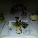 Roll� di branzino con gamberi rossi e pistacchi in foglia di lattughina su vellutata di patate al limone e capperetti di Pantelleria con bavarese di melanzane - -