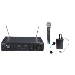 Radiomicrofono Doppio VHF - Palmare + Lavalier - Karma 7022 PL - in vendita presso Flic Megastore - San Giorgio a Cremano - Napoli - www.flicmegastore.it - www.flickstore.it  - Base ricevente a doppia antenna con due radiomicrofoni . uno palmare e uno lavalier con archetto . Volumi regolabili separatamente . Indicatore a led sulla base per l'attivazione dei microfoni. Indicatori di carica delle batterie sui radiomicrofoni. Portata operativa 50 mt. Valigetta in dotazione.