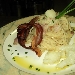 Spaghetti alla crema di cavolfiore e fonduta di formaggi di malga altoatesini con pancetta croccante - -
