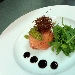 Cupolino di salmone con bufala, robiola e fili di peperoncino - -