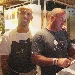 Turistico beach park - Agostino Cacace (a sx) e Marcello Santini al seafood bar 