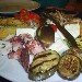 Antipasto sfizioso (mozzarella di aversa, fiore di zucca ripieno, fritture all'italiana, melanzane e zucchine arrostite, insalata di polpo, fragaglie di triglie fritte) - Ristorante Pizzeria Bernadette di Napoli - -