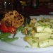 Paccheri con cozze e fiori di zucca - Ristorante Pizzeria Bernadette di Napoli - -