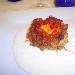 02/08/2012 - Parmigiana di acili su salsa di mozzarella di Agerola preparata da Francesco Parrella del Ristorante A Taverna D R di Napoli