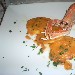 02/08/2012 - Ravioli con ripieno di saraco con salsa di scampi preparati da Francesco Parrella del Ristorante A Taverna D� R� di Napoli - -