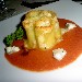 Paccheri con scorfano e crema di patate gratinati su salsa alla riduzione di scorfano proposto dal Ristorante La Tortuga di Baia - Bacoli (NA) - -