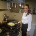 Fernanda D'Esposito ai fornelli nella cucina del Ristorante Da Donna Fernanda di Nerano - Massa Lubrense (NA) - -