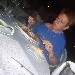 06/09/12 - Ristorante di Villa Igiea di Palermo - Angela Viola gusta il Pesce spada impanato alla palermitana con verdure grigliate e agrumi - -