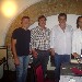 13/09/12 - Luigi Farina con gli Chef Francesco Lelio e Leo Palma, e Giuseppe Fiandaca proprietario del Ristorante Il Ghiottone Raffinato di Palermo - -