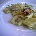 21/10 - Ristorante President - Pompei (NA) - Mezzi Paccheri in trafila di bronzo con polpa di scorfano, vongole e zucchine - -
