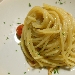 Spaghetti aglio, olio, peperoncino e seppie preparato dallo Chef Alfonso Caputo - 27 Marzo 2013 - GranGusto - Via Marina, 5 Napoli - Capitano mio Capitano - cena a 4 mano con gli Chef Alfonso Caputo dellla Taverna del Capitano di Nerano (NA) e Alessandro Romano di GranGusto di Napoli all'insegna dei prodotti del territorio con creativit� legata alle tradizioni.