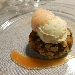 Arancino di Colombata, schiuma d'arance e latte di mandorla preparato dallo Chef Alessandro Romano - 27 Marzo 2013 - GranGusto - Via Marina, 5 Napoli - Capitano mio Capitano - cena a 4 mano con gli Chef Alfonso Caputo dellla Taverna del Capitano di Nerano (NA) e Alessandro Romano di GranGusto di Napoli all'insegna dei prodotti del territorio con creativit� legata alle tradizioni.