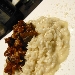 01/12/2013 - La Veranda bbq di Napoli - Risotto mantecato con crema di provolone sciffonato di bufala con soffritto napoletano - fotografia di Luigi Farina �2013