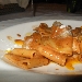 17/07 - CeD - Portici (NA) - Due giovani Chef e un Grande Maestro Amici del Cuochino all'ombra de Vesuvio - Mezzo pacchero con battuto di gamberi, bufala ed agrumi preparato da Gioacchino Nocera 
Pasta: Pastificio Fratelli Setaro - Torre Annunziata (NA) 
Olio: Monocultivar Romondella - Marsicani - Morigerati (SA) 
Vino: Fiano di Avellino DOCG - Tenuta Scuotto - Lapio (AV) - Fotografia di Luigi Farina �2014
