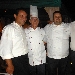 17/07 - CeD - Portici (NA) - Due giovani Chef e un Grande Maestro Amici del Cuochino all'ombra de Vesuvio - Luigi Farina con i protagonisti della serata: Gioacchino Nocera, Sabatino Sirica e Mario Loina - Fotografia di Luigi Farina �2014