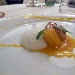 01/08/2014 - President di Pompei (NA) - A cena dall'Amico... - Antipasto: Capesante estate 2013 (Capesante glassate a burro salato, spuma di cocco, crema di mango, cilindro di tartare di capesante in gelatina di mango) - fotografia di Luigi Farina �2014
