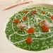 01/08/2014 - President di Pompei (NA) - A cena dall'Amico... - Primo: Il riso in estate (Riso alla clorofilla di prezzemolo, crema di aglio dolce e peperoncino con tartufi di mare e vongole) - fotografia di Luigi Farina �2014