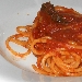 Spaghetti prodotti dal Pastificio dei F.lli Setaro di Torre Annunziata (NA) conditi con Passata di Pomodoro Ciliegino di Pachino prodotto da PachinEat di Pachino (SR) - fotografia di Luigi Farina �2014