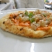 06/02/2015 - Prima Tappa Pizzarelle a Go Go - Pizzeria Carmnella - Napoli - Seconda Pizzarella preparata da Fabio Ometo: crema di zucca napoletana al peperoncino con crudo di gamberi allo sfusato di Amalfi (conditi con le scorze di agrumi di Amalfi) - -