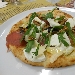 06/02/2015 - Prima Tappa Pizzarelle a Go Go - Pizzeria Carmnella - Napoli - Quinta Pizzarella preparata da Vincenzo Esposito: prosciutto crudo, mozzarella di bufala, scaglie di grana, rucola, noci ed olio EVO - -