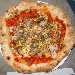 Sesta Tappa di Pizzarelle a Go Go - PalaPizza - Frattamaggiore (NA) - con il pizzaiolo Enrico Di Pietro e lo chef Antonio Arf� - le Pizzarelle: la sesta Pizzarella preparata da Antonio Arf�, carbonara di mare, crema di peperoni e provola - -