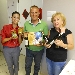 Settima Tappa di Pizzarelle a Go Go - Pizzeria Bella Napoli - Acerra (NA) - Ilaria Taliano e Angela Viola premiano il vincitore della Tappa: Giuseppe Ammendola - -