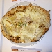 Settima Tappa di Pizzarelle a Go Go - Pizzeria Bella Napoli - Acerra (NA) - La quinta Pizzarella con cipolla armata di Montpellier, provola affumicata caudina, lardo di maiale nero casertano, preparata da Vincenzo Di Fiore - -
