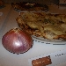 Settima Tappa di Pizzarelle a Go Go - Pizzeria Bella Napoli - Acerra (NA) - Quinta Pizzarella: Ramata (Cipolla ramata di Montoro Arca del Gusto Slow Food, provola affumicata caudina, lardo di maiale nero casertano), preparata da Vincenzo Di Fiore - -