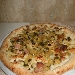 08/10 - 8� Tappa di Pizzarelle a Go Go - Pizzeria Tutino - Napoli - Pizzarella con dadolata di zucchine, bacon croccante e scaglie di caciottina di pecora, preparata da Vincenzo Galizia - -