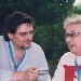 io e De Piscopo - Villa Bruno - San Giorgio a Cremano (NA) - 11/07/2004 durante il Premio Troisi