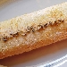 Tronchetto con pesche glassate alla lavanda - -