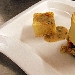Turbante di branzino alle erbette di salina in crosta di pasta bris� su insalata tiepida di farro e piccole verdure con patate al sale di Cervia - -