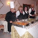 Lo Chef Michele e il Personale di Sala del Ristorante la Chiocciola - Serata Speciale con Spaghetti Italiani e presentazione del Libro 