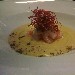Cream brule di ceci al crudo di gambero e lardo di casaletto spartano - -