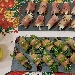 -1)Crostini di Tonno Affumicato e Finocchi Marinati
 2) Salmone Affumicato, Insalatina di Campo e Crema di Basilico  - -