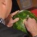 03/05 - Seconda Edizione delle Olimpiadi del Gusto - Salone exp� - Esibizione di intaglio di vegetali - con lo chef Domenico Lucignano - Fotografia di Carlo Nobili