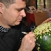 03/05 - Seconda Edizione delle Olimpiadi del Gusto - Salone exp� - Esibizione di intaglio di vegetali - con lo chef Domenico Lucignano - Fotografia di Carlo Nobili