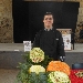 03/05 - Seconda Edizione delle Olimpiadi del Gusto - Salone exp� - Esibizione di intaglio di vegetali - con lo chef Domenico Lucignano - Fotografia di Luigi Farina