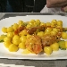 -gnocchi con crema di gamberone - -