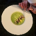 -Risotto al Pistacchio di Stigliano, cuore di burrata e vongole - -300g riso Carnaroli
-50 g burro
-300g vongole
1 spicchio d'aglio
2 burrate
200g Pistacchio di Stigliano 
1 bicchiere vino bianco
q.b. sale
q b. pepe
q.b. brodo vegetale


